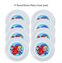 Load image into Gallery viewer, 8pk Morphle Clear Plastic Disposable Party Plates, Choose Size