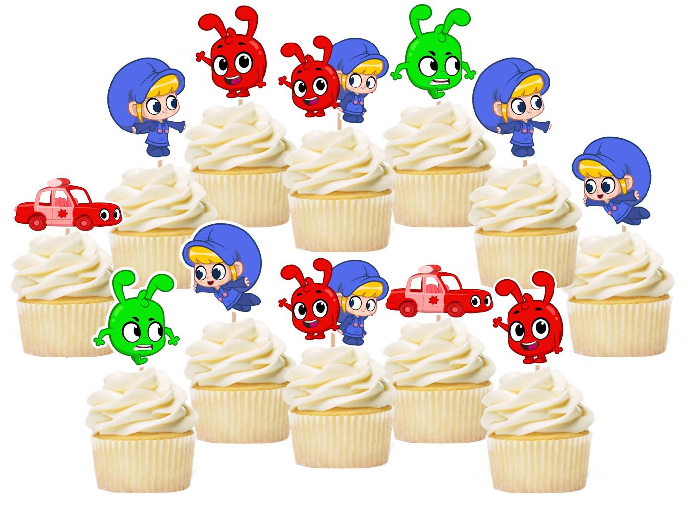 Morphle Cupcake Toppers