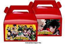 Load image into Gallery viewer, My Hero Academia Birthday Party Treat Favor Boxes 8ct