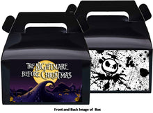 Load image into Gallery viewer, Nightmare Before Christmas Treat Favor Boxes 8ct