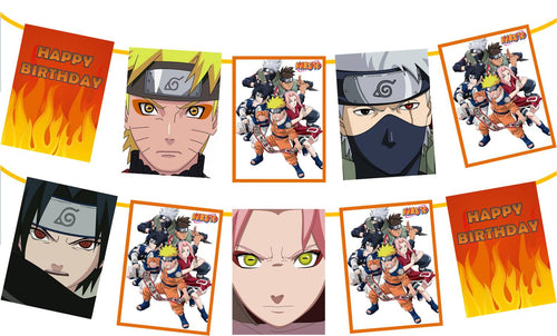 Naruto Birthday Party Banner