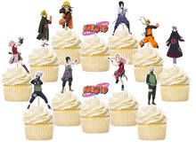 Load image into Gallery viewer, Naruto Cupcake Toppers, Handmade
