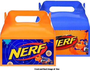 Nerf Gun Treat Favor Boxes 8ct