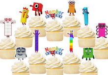 Load image into Gallery viewer, Numberblocks Cupcake Toppers