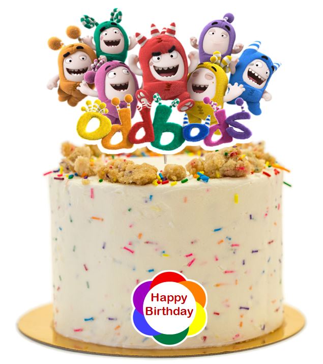 Oddbods Cake Topper, Cake Decorations – Party Mania USA