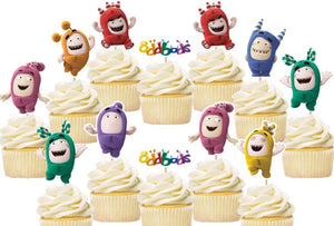 Oddbods Cupcake Toppers