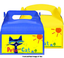 Load image into Gallery viewer, Pete The Cat Treat Favor Boxes 8ct