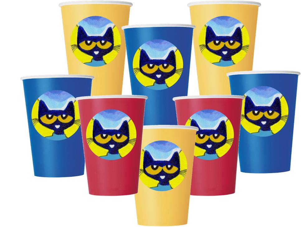Pete the Cat Party Paper Cups