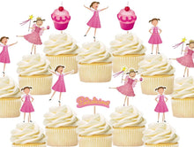 Load image into Gallery viewer, Pinkalicious Cupcake Toppers, Cake decorations
