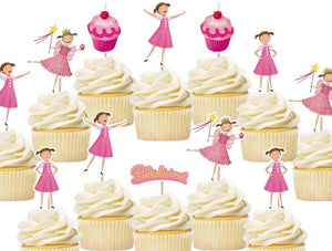 Pinkalicious Cupcake Toppers, Cake decorations