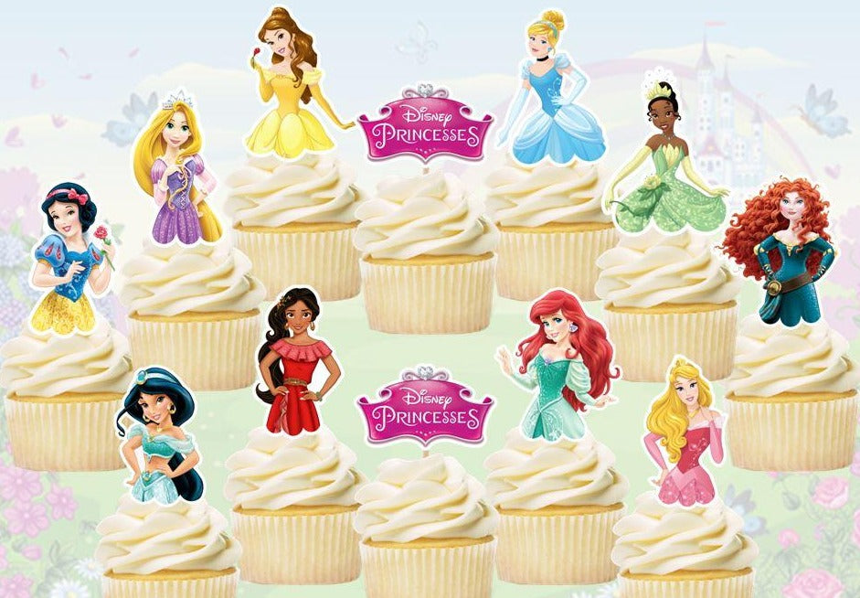 Disney Princess Cupcake Toppers – Party Mania USA disney-princess-cupcake-toppers-party-mania-usa