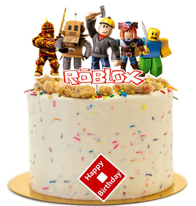 Roblox Cake Topper 