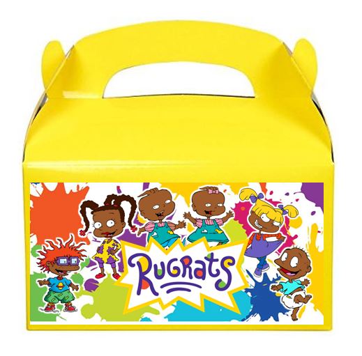 African American Rugrats Treat Favor Boxes
