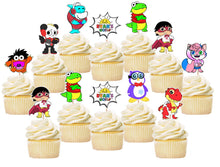 Load image into Gallery viewer, Ryan’s World Cupcake Toppers, Handmade from Cardstock