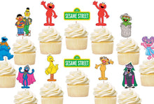 Sesame Street Cupcake Toppers, Handmade