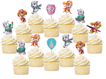 Load image into Gallery viewer, Skye Everest Cupcake Toppers, Handmade