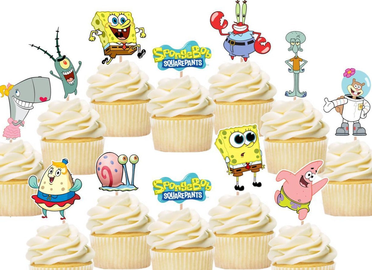spongebob squarepants cupcakes
