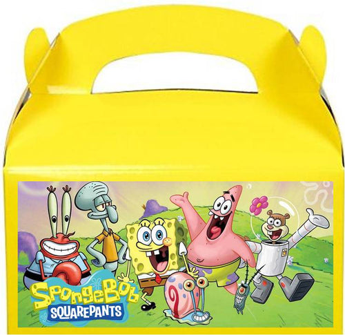 Spongebob Favor Treat Boxes