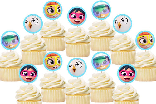 Starbeam cupcake toppers
