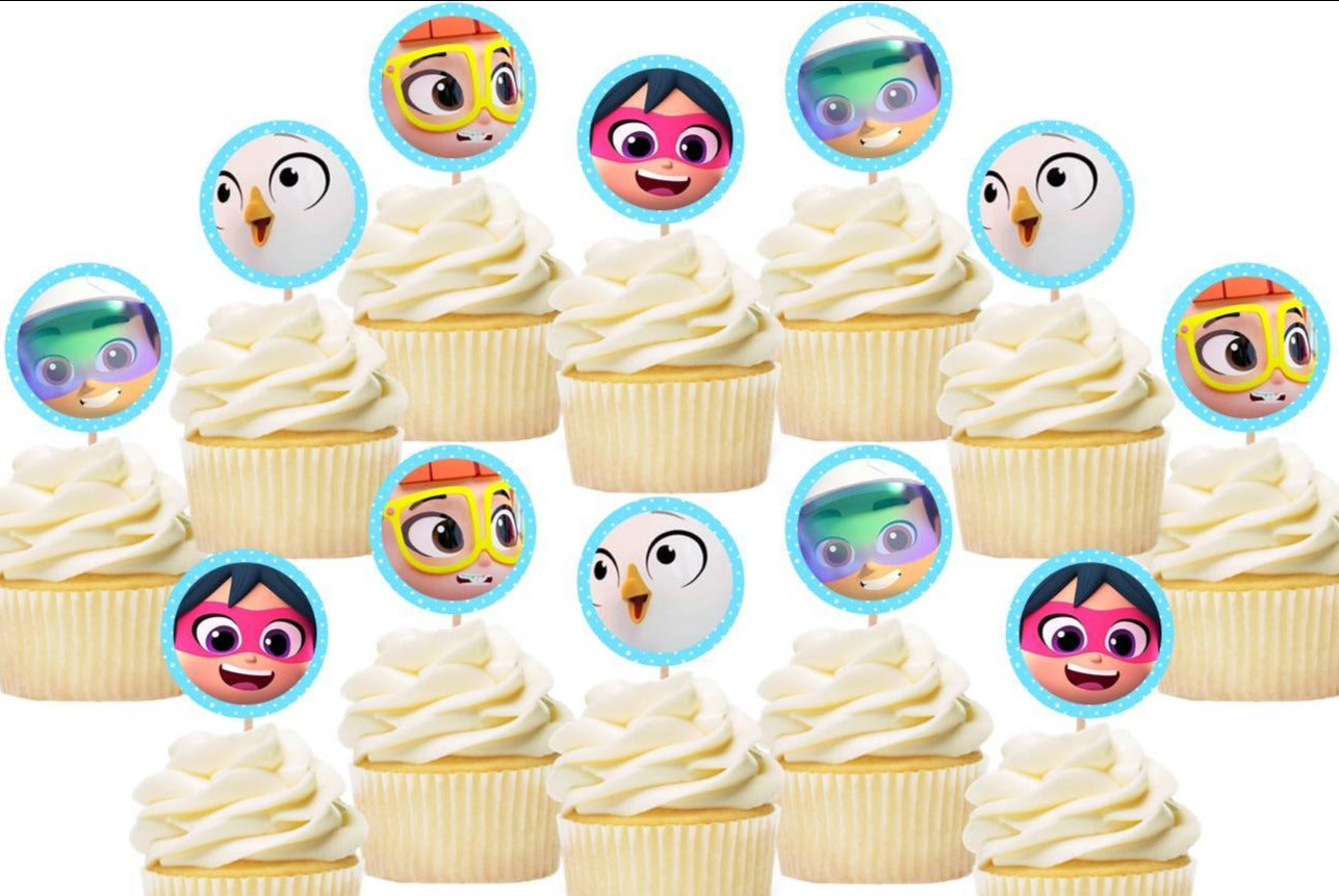 Starbeam cupcake toppers