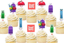 Load image into Gallery viewer, StoryBots Cupcake Toppers, Handmade