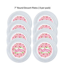 Load image into Gallery viewer, Strawberry Shortcake Clear Plastic Disposable Party Plates, 8pc per Pack, Choose Size