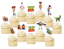 Load image into Gallery viewer, Toy Story 4 Cupcake Toppers, Handmade