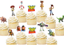 Load image into Gallery viewer, Toy Story 4 cupcake toppers, cake decorations