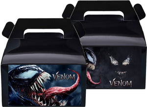 Venom Treat Favor Boxes, Party Supplies