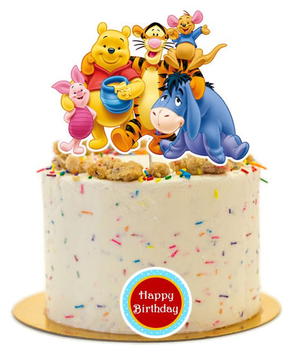Winnie The Pooh and Friends Cake Topper, Cake Decorations, Party Supplies