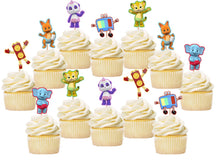 Load image into Gallery viewer, Word Party Cupcake Toppers, Party Supplies