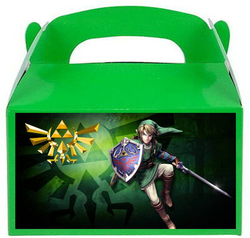 Legend of Zelda Treat Favor Boxes, Party Supplies