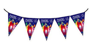 Among us party banner