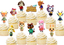 Load image into Gallery viewer, Animal Crossing cupcake toppers