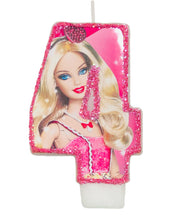 Load image into Gallery viewer, Barbie Birthday Number Candle Party Supplies, Choose Age