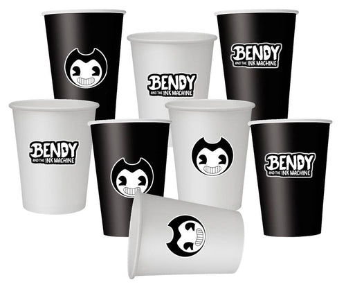 Bendy and The Ink Machine Party Paper Cups, 8 piece