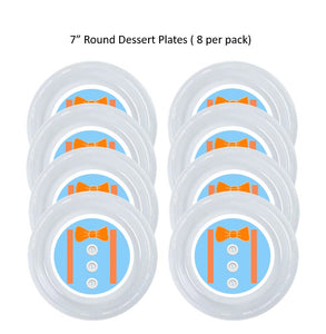 Blippi Clear Plastic Disposable Party Plates, 8pc per Pack, Choose Size