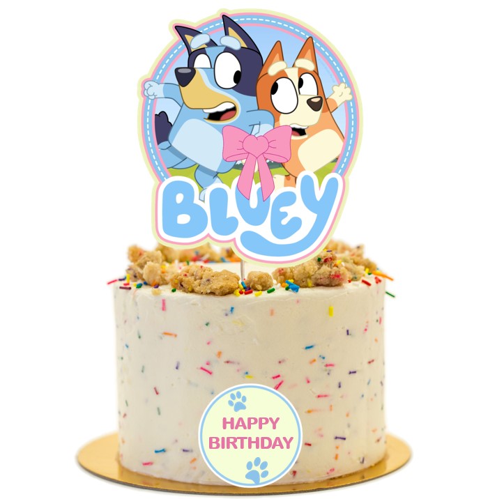 Toppers Bluey  Kids themed birthday parties, 2nd birthday party