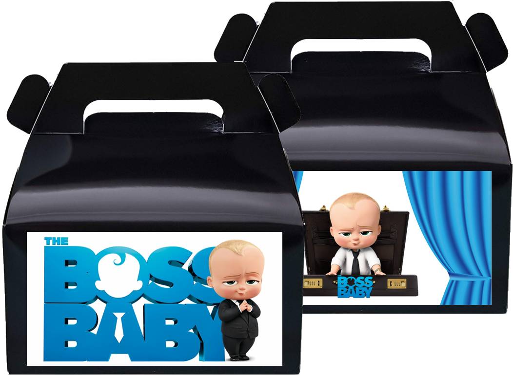 Boss Baby Treat Favor Boxes, Party Supplies