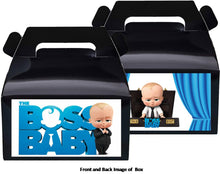 Load image into Gallery viewer, Boss Baby Boy Treat Favor Boxes 8ct, Party Supplies