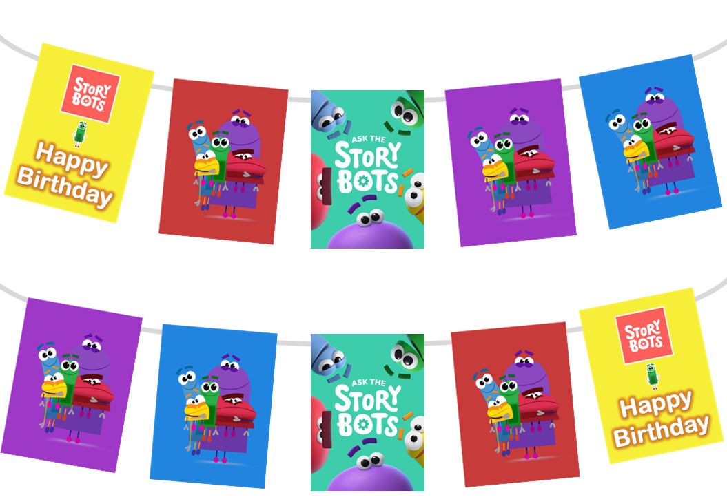 StoryBots Birthday Banner