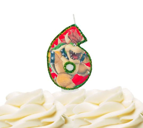 Bowser Birthday number candle