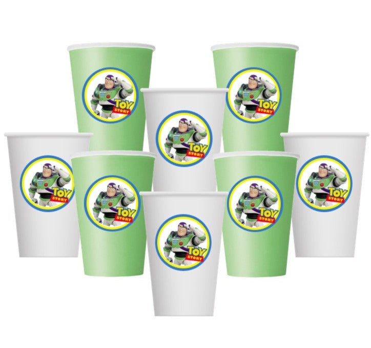 Buzz Lightyear Party Paper Cups, 8pc
