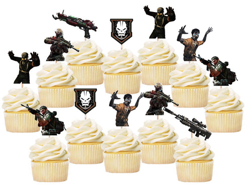 Call of Duty Cupcake Toppers, Party Supplies