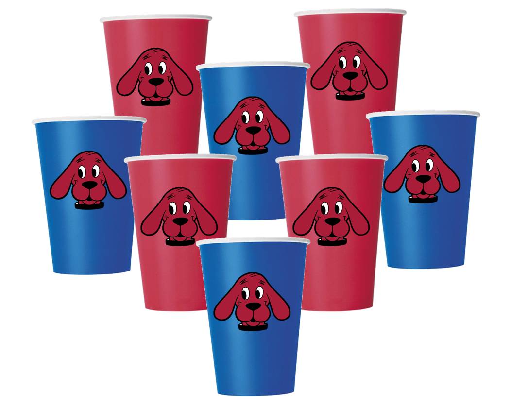 Clifford the Big Red Dog Paper Cups