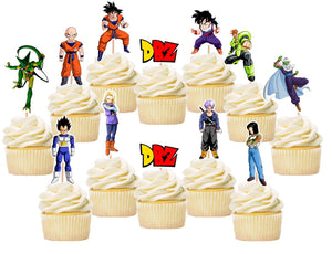 Dragon Ball Z Cupcake Toppers