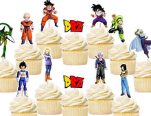Dragon Ball Z Cupcake Toppers