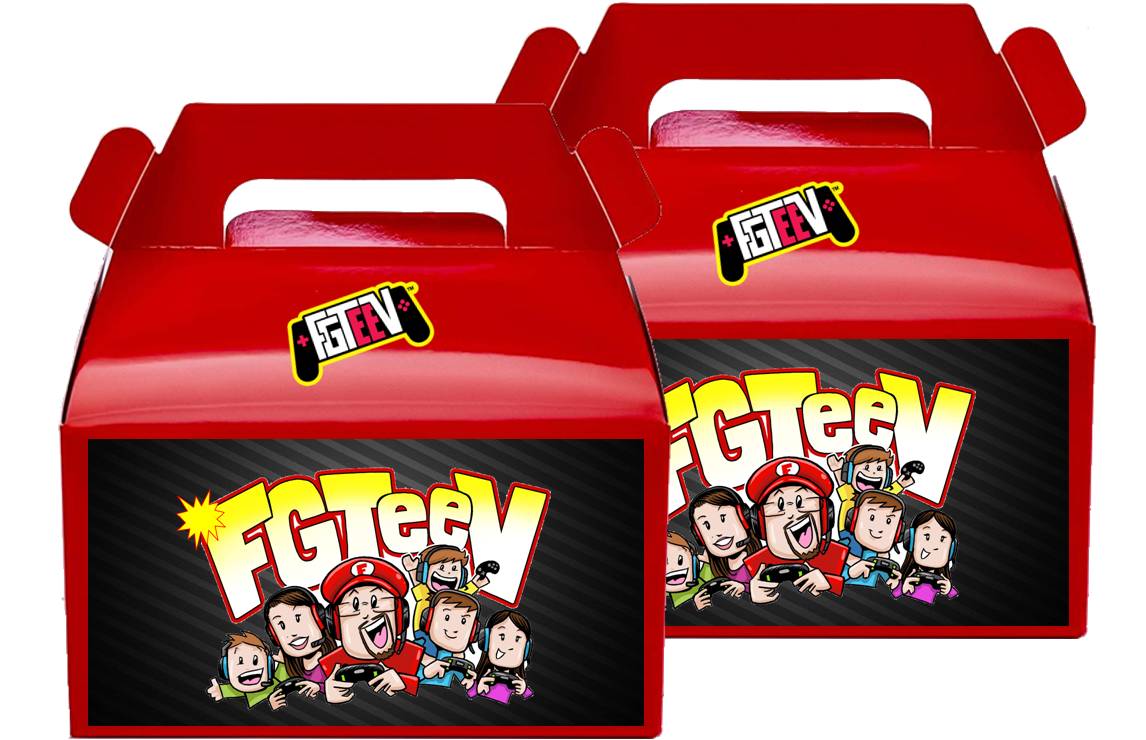FGTEEV Treat Favor Candy Boxes