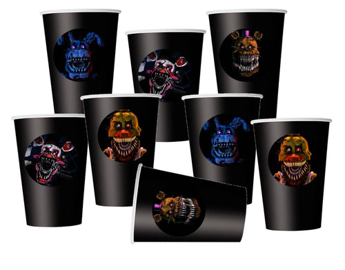 FNAF Five Night Birthday Party Supplies,80Pcs FNAF Party Favors