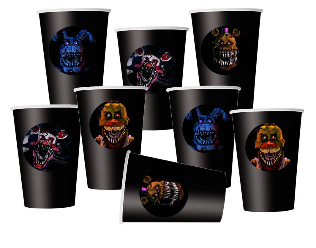 Five Nights at Freddys 4 party cups